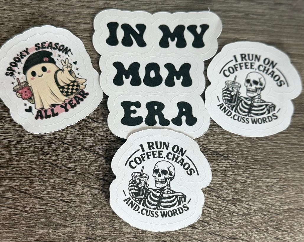 The Perfect Pack! 4 Custom Stickers, Endless Possibilities